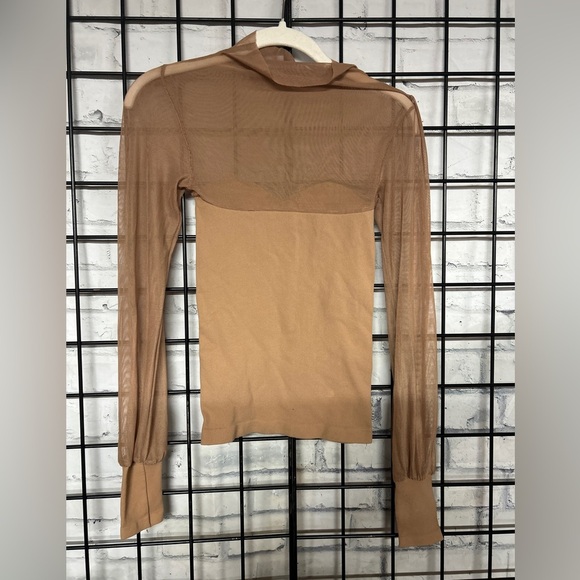Intimately Free People Mesh Top Tan - Picture 3 of 5